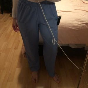 Ceil Blue Scrub Pants Size Medium